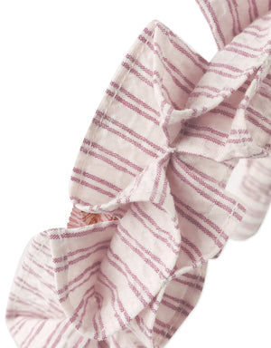 Piper Box Pleated Stripes Headband front view
