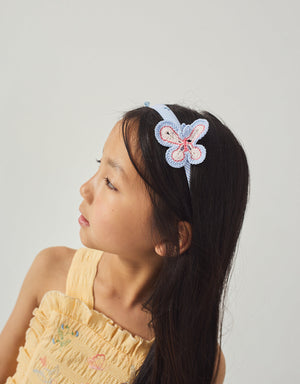 Wisteria Headband With Crochet Butterflies product photo