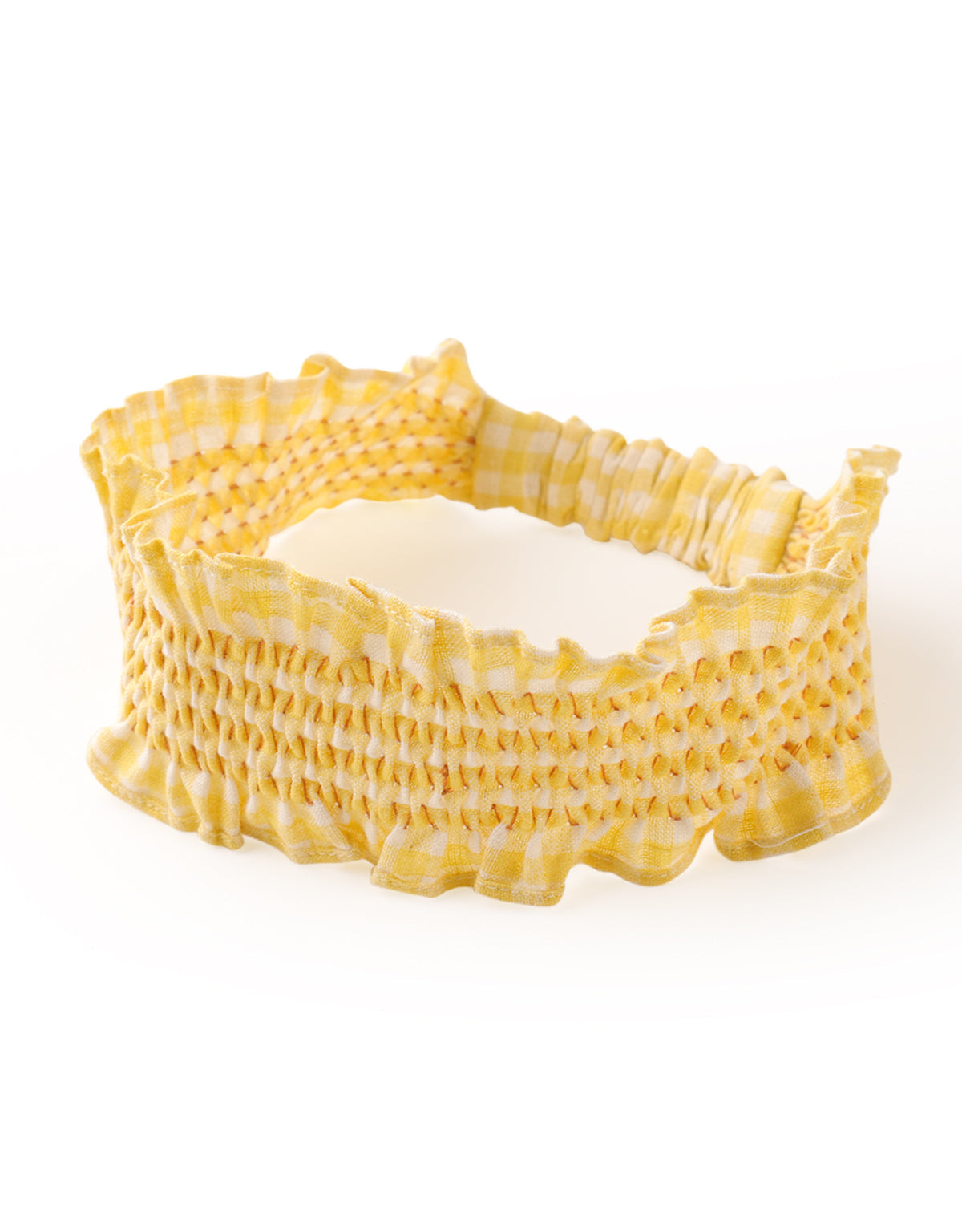 BABY GIRLS TURBAN WITH SMOCKING EMBROIDERY