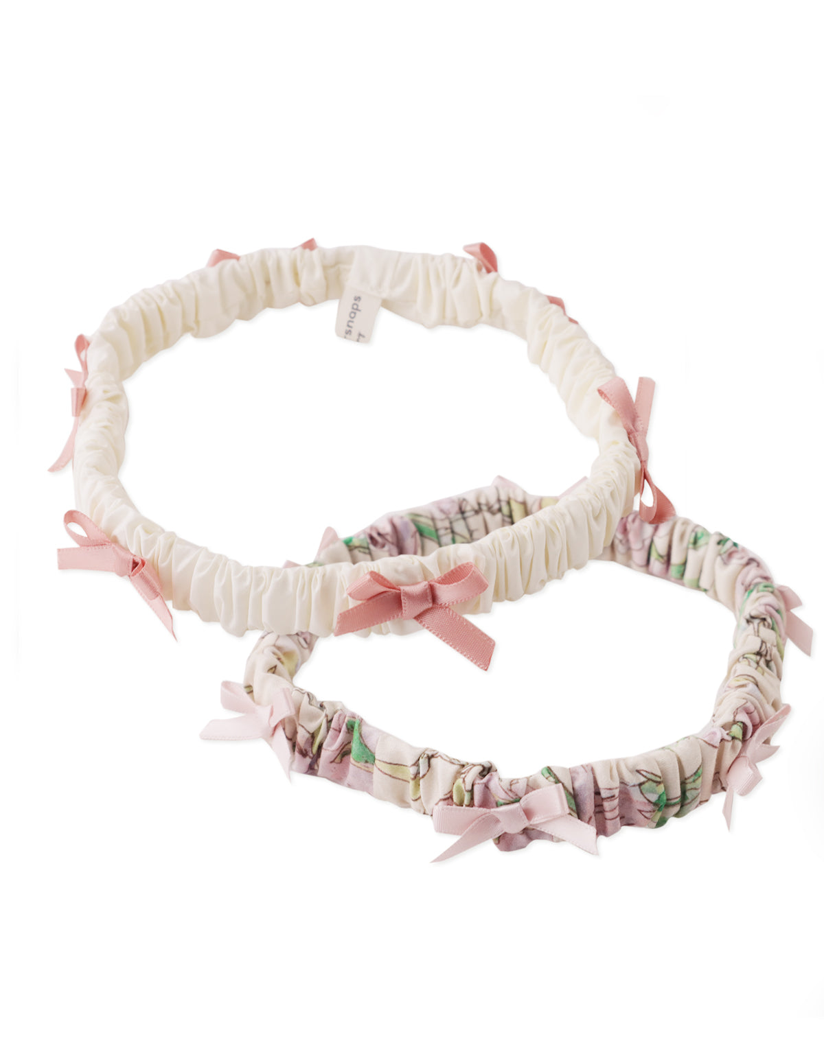 BABY FLORENCE TURBAN WITH SATIN BOWS SET