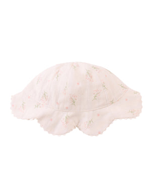 Baby Rochelle Hat with Scallop Brim outfit styling