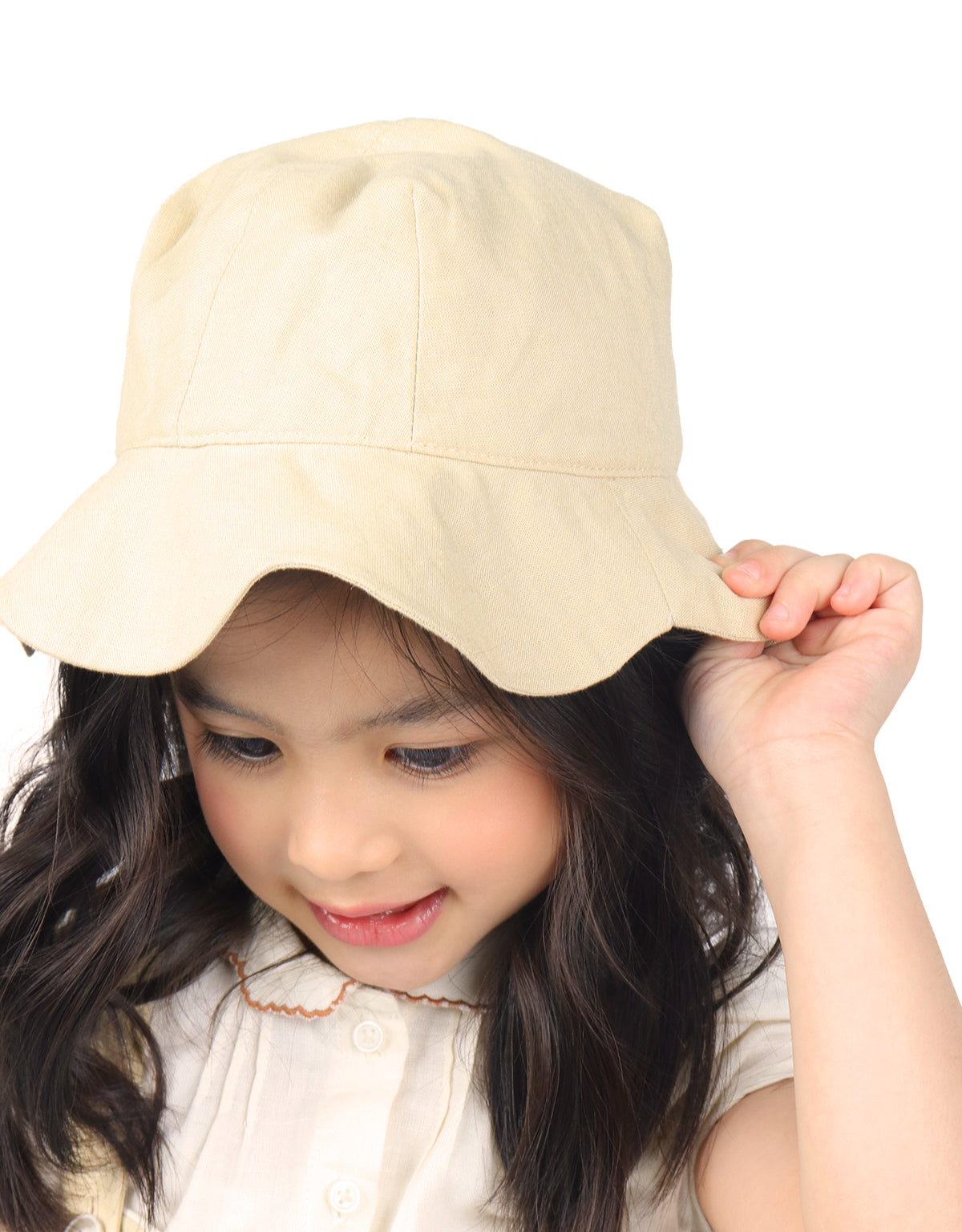 BABY GIRLS LINEN HAT