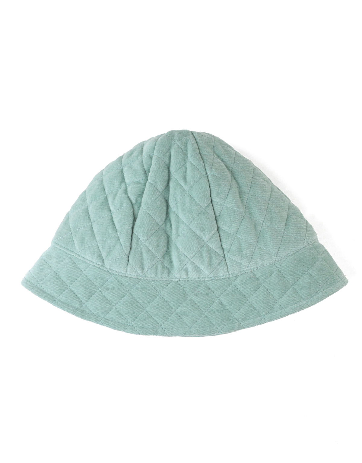 Velvet Quilted Cloche Hat product photo