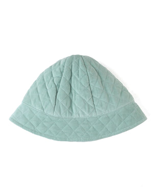 Velvet Quilted Cloche Hat product photo