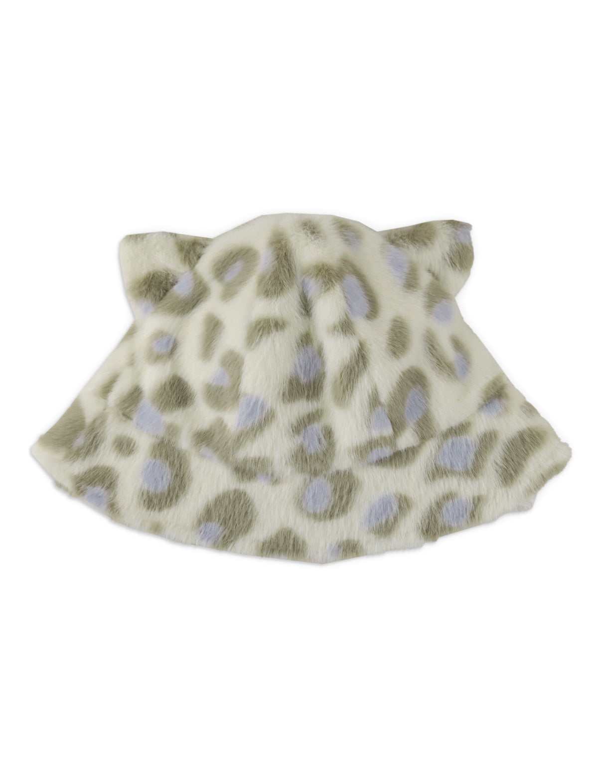 Faux Fur Hat With Ears front view