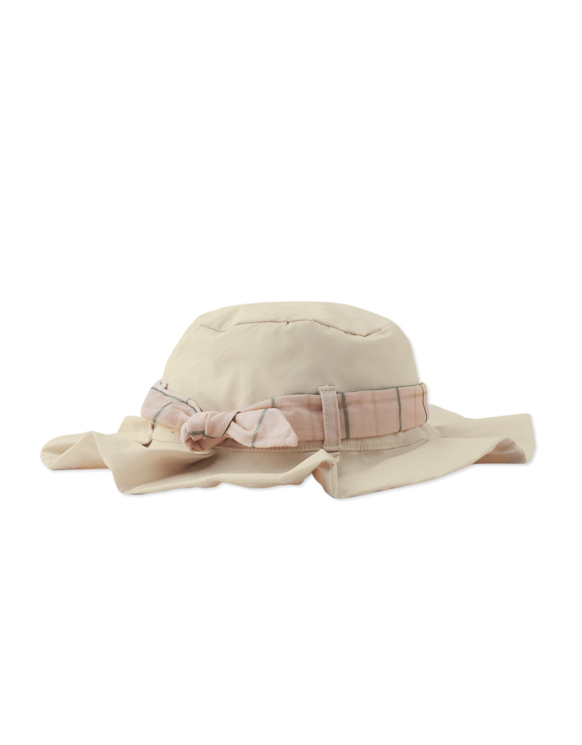 BABY LOURDES PLEATED BUCKET HAT WITH BAND