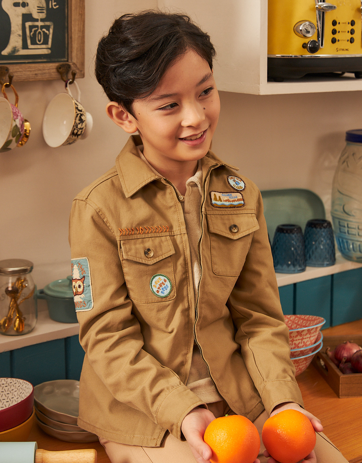 BOYS CANVAS WORKER JACKET