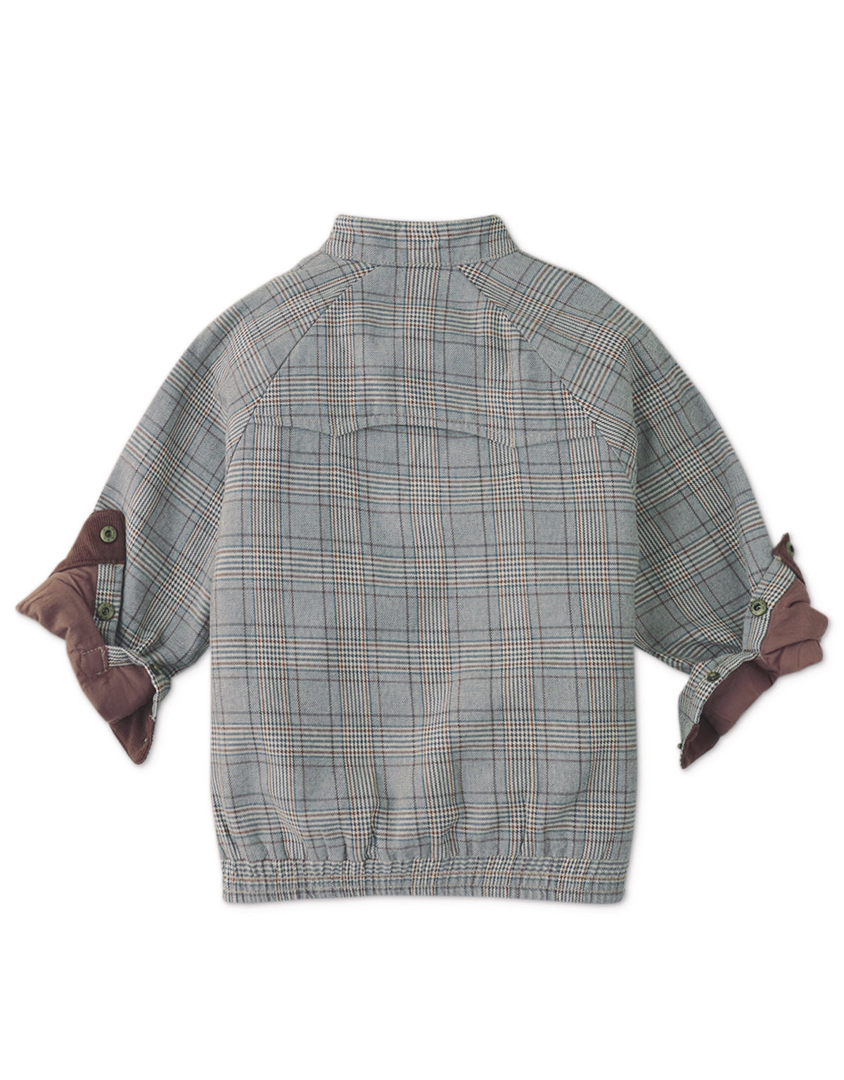 BOYS HOUNDSTOOTH HARRINGTON JACKET
