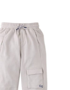 Isaiah Sporty Cargo Joggers With Embroidered Gg Logo fabric and fit detail
