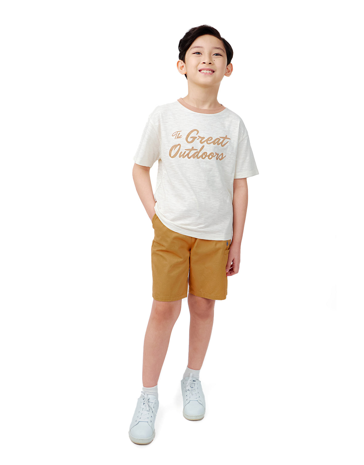 BOYS CANVAS WELT CARGO SHORTS