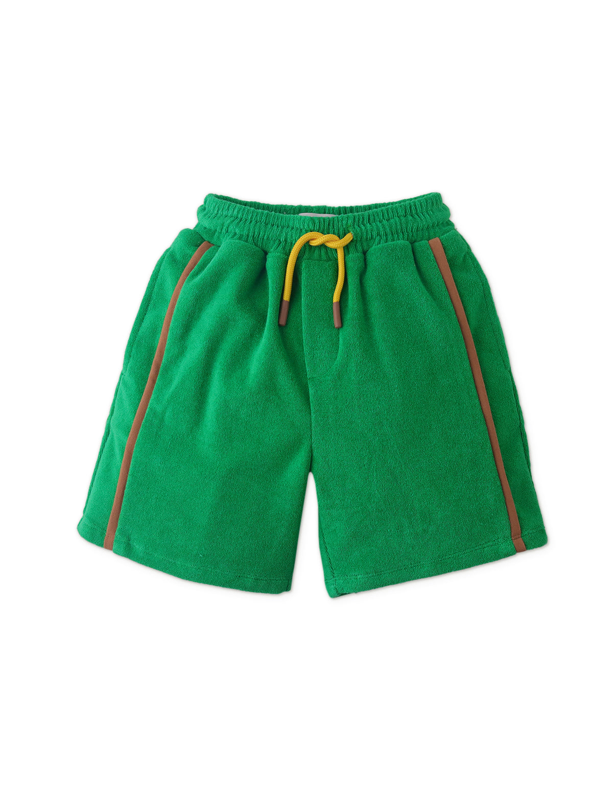 LOGAN SHORTS WITH DRAWSTRING AND STRIPE CONTRAST