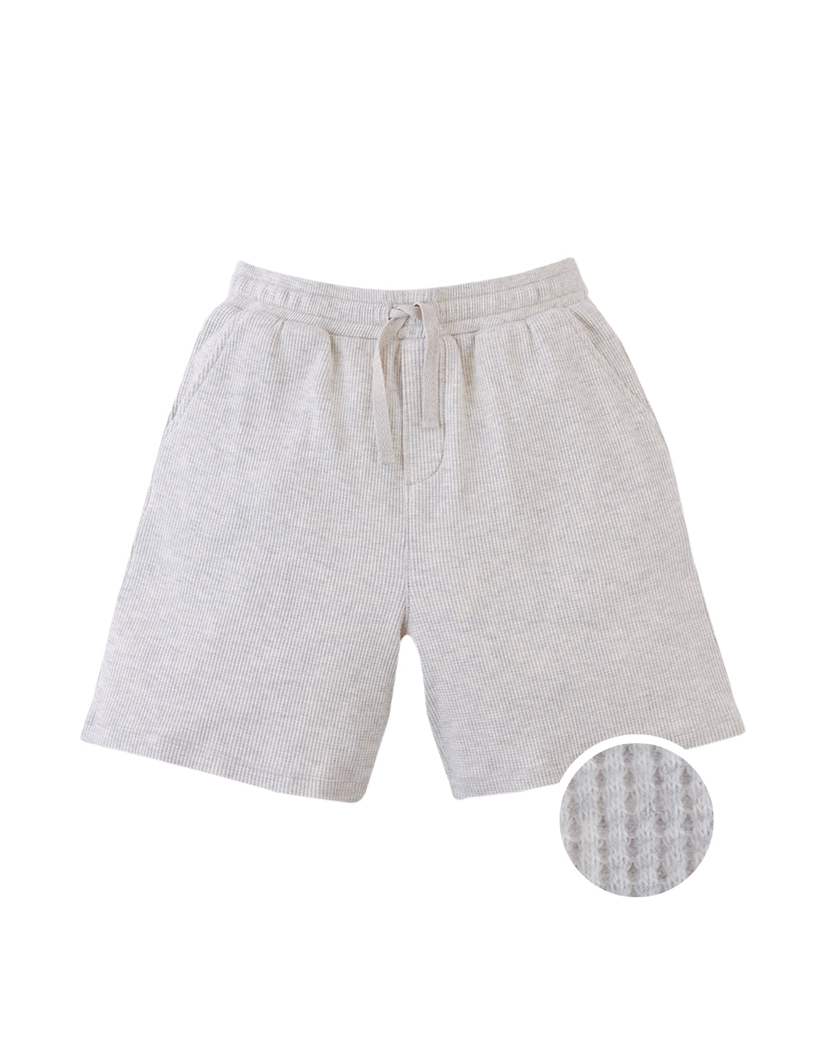 Denzel Waffle Knit Drawstring Shorts
