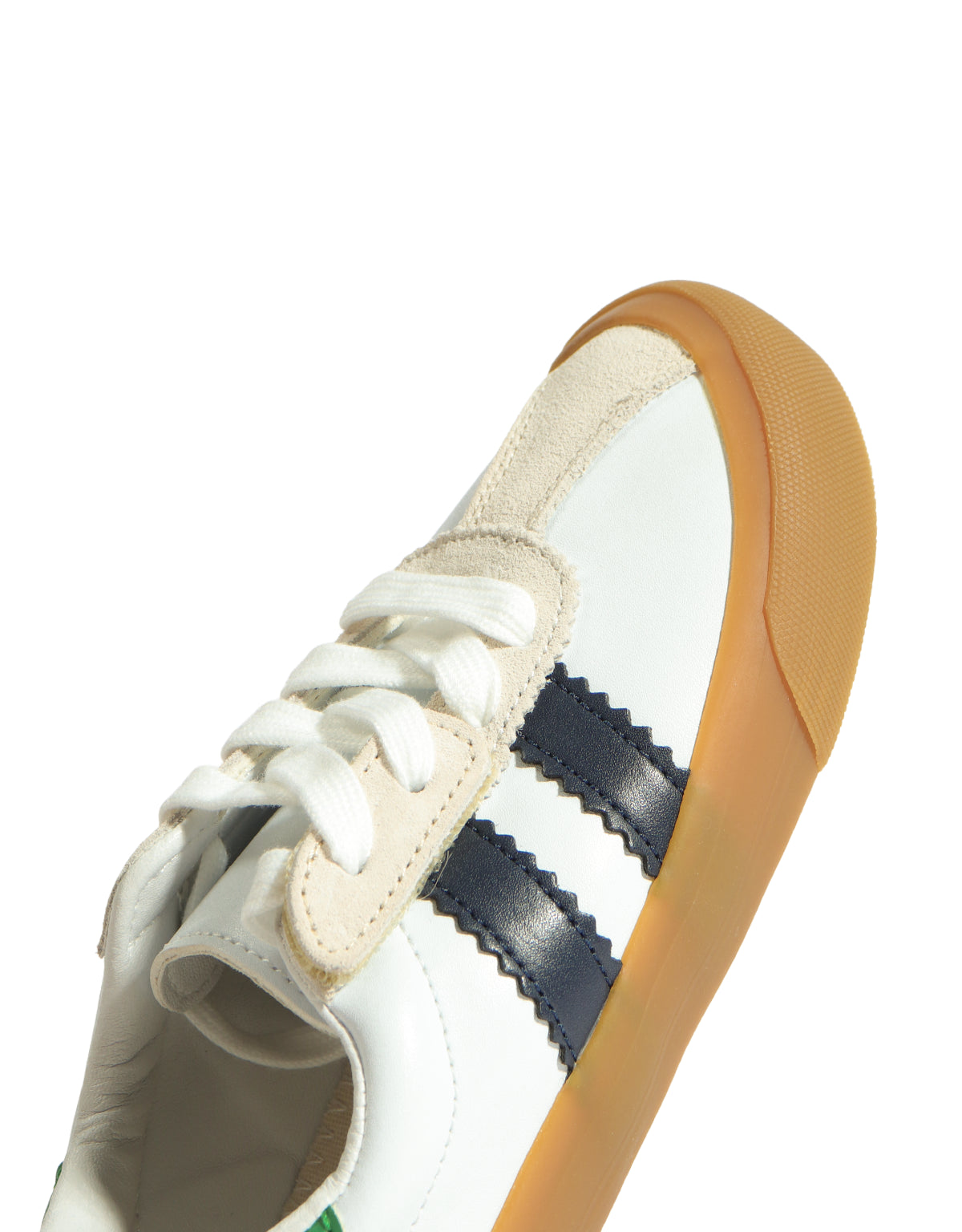 LACE-UP STRIPED LOW-CUT SNEAKERS