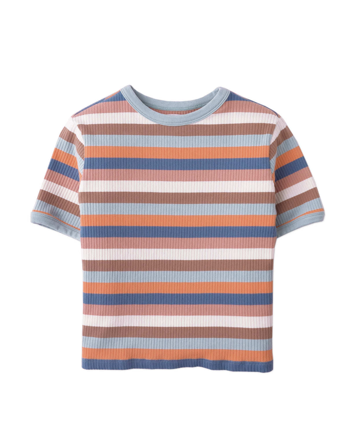 LEWIS RIB TEE WITH STRIPES