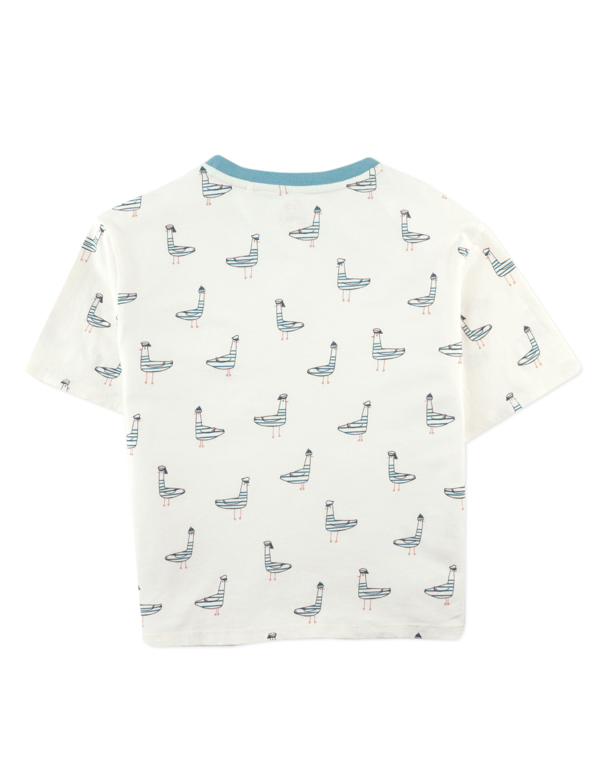 CASPIAN TEE WITH SAILOR SEAGULL PATTERN