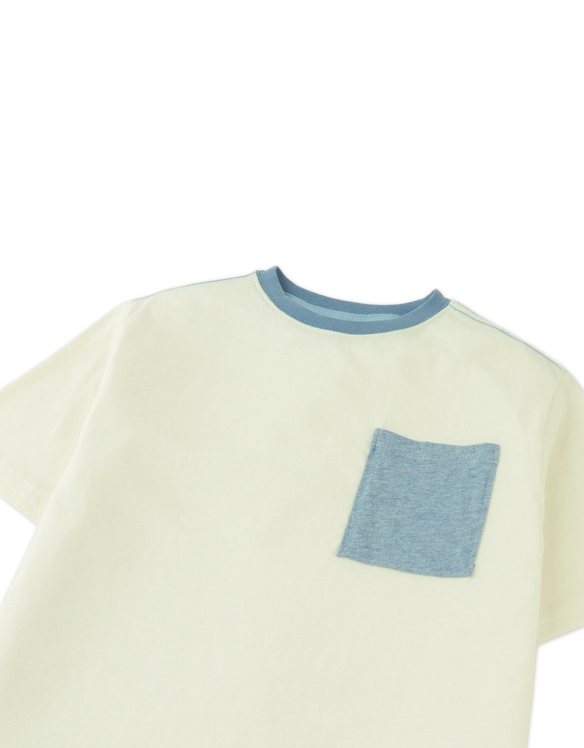 JASON MELANGE TEE WITH CONTRAST POCKET