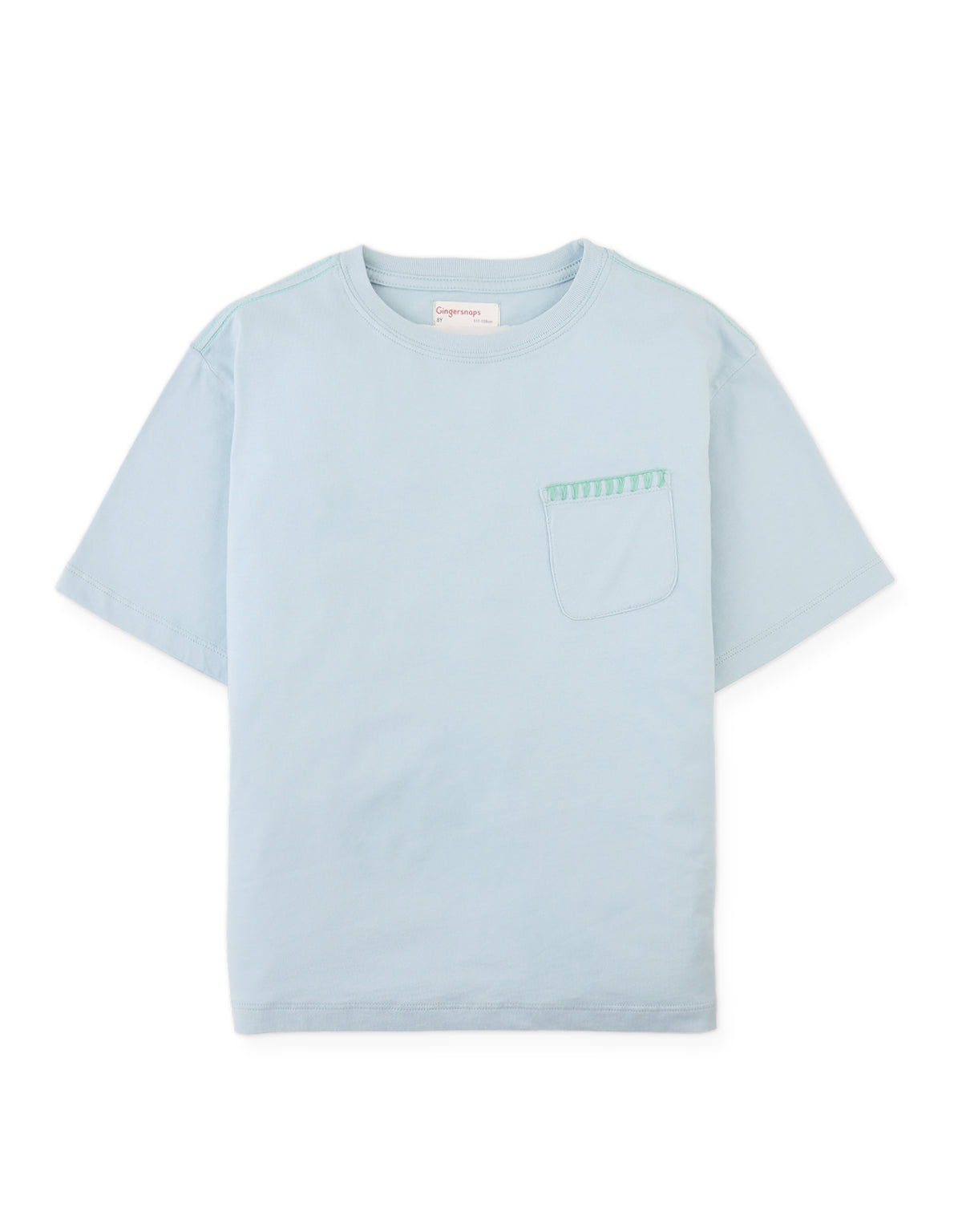CASPER TEE WITH STITCHED POCKET