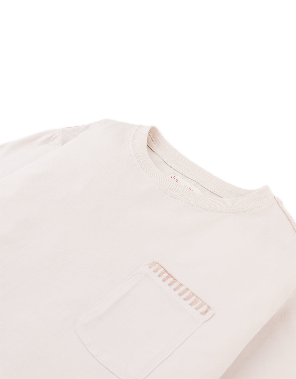 Casper Tee With Stitched Pocket front view