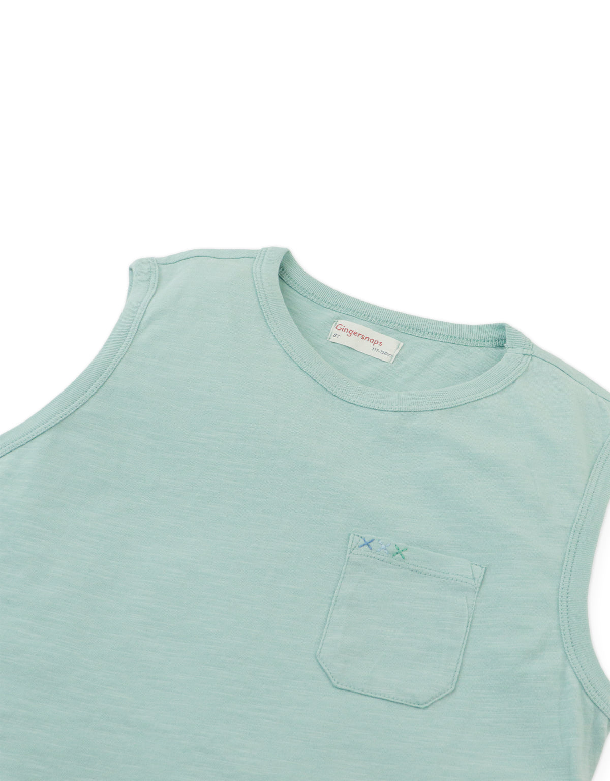 HAYES TANK TOP WITH EMBROIDERED POCKET