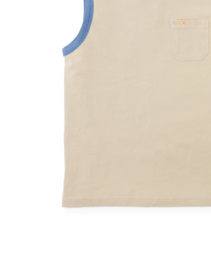 Hayes Tank Top With Embroidered Pocket style detail