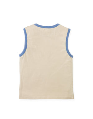 Hayes Tank Top With Embroidered Pocket outfit styling