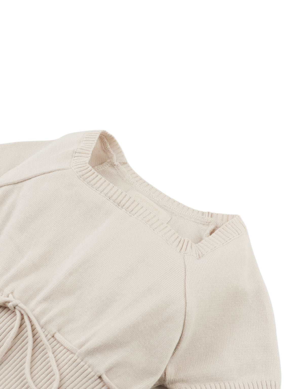 ISABELLE KNITTED TOP WITH RIBBON