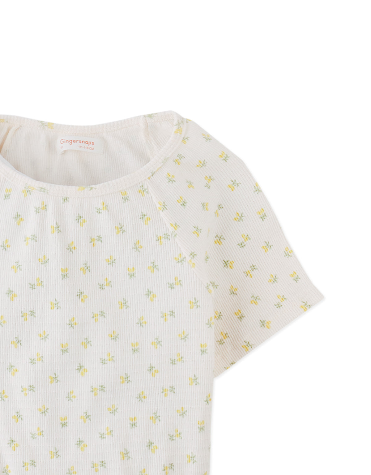 MICKEY POINTELLE TOP WITH ELASTIC HEM AND FLOWY RAGLAN SLEEVES
