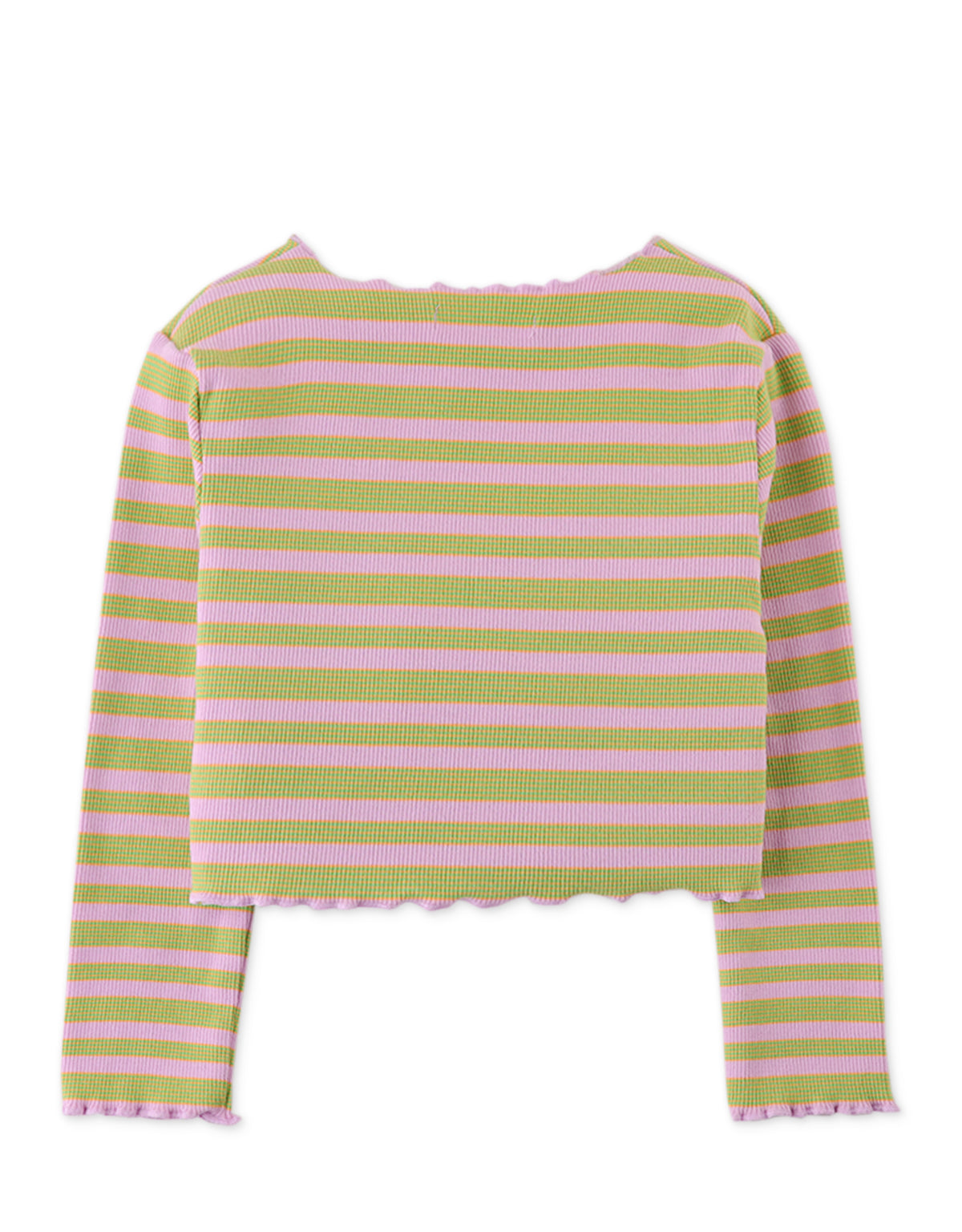 GIRLS RIBBED JERSEY CARDIGAN
