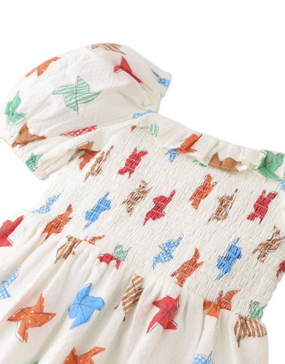DARIA DRESS IN PINWHEEL PRINT