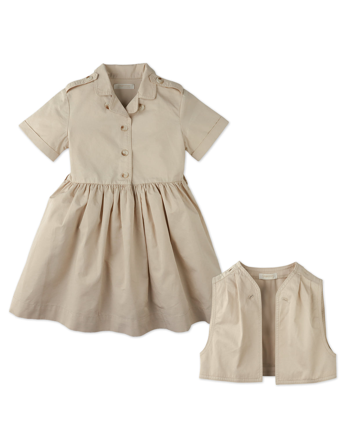 AIMEE COAT DRESS WITH DETACHABLE CAPE