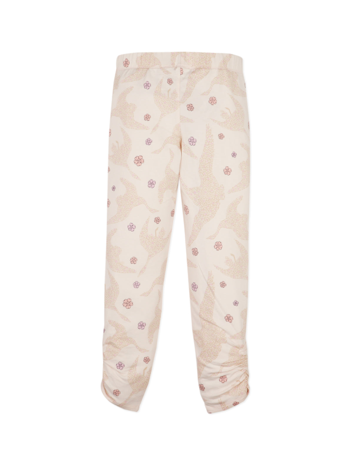 IZA LEGGINGS FLUTTER WITH SIDE RUCHING