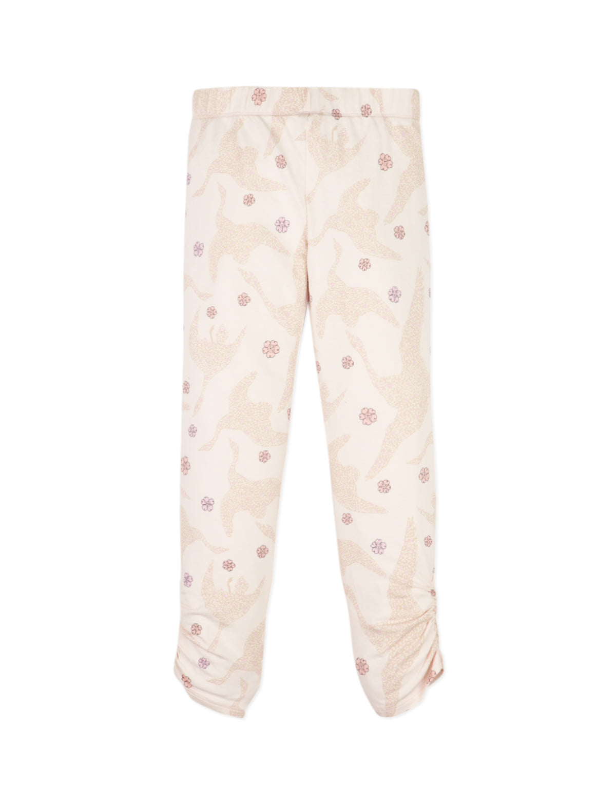 IZA LEGGINGS FLUTTER WITH SIDE RUCHING