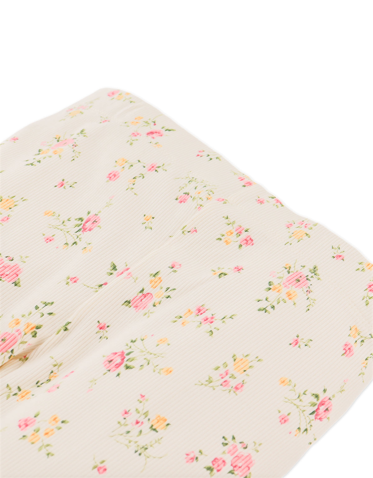 DARA ALL-OVER PRINT RIBBED LEGGINGS