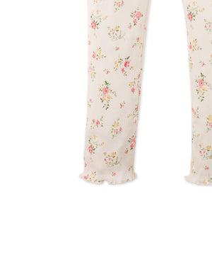 Dara All-Over Print Ribbed Leggings style detail