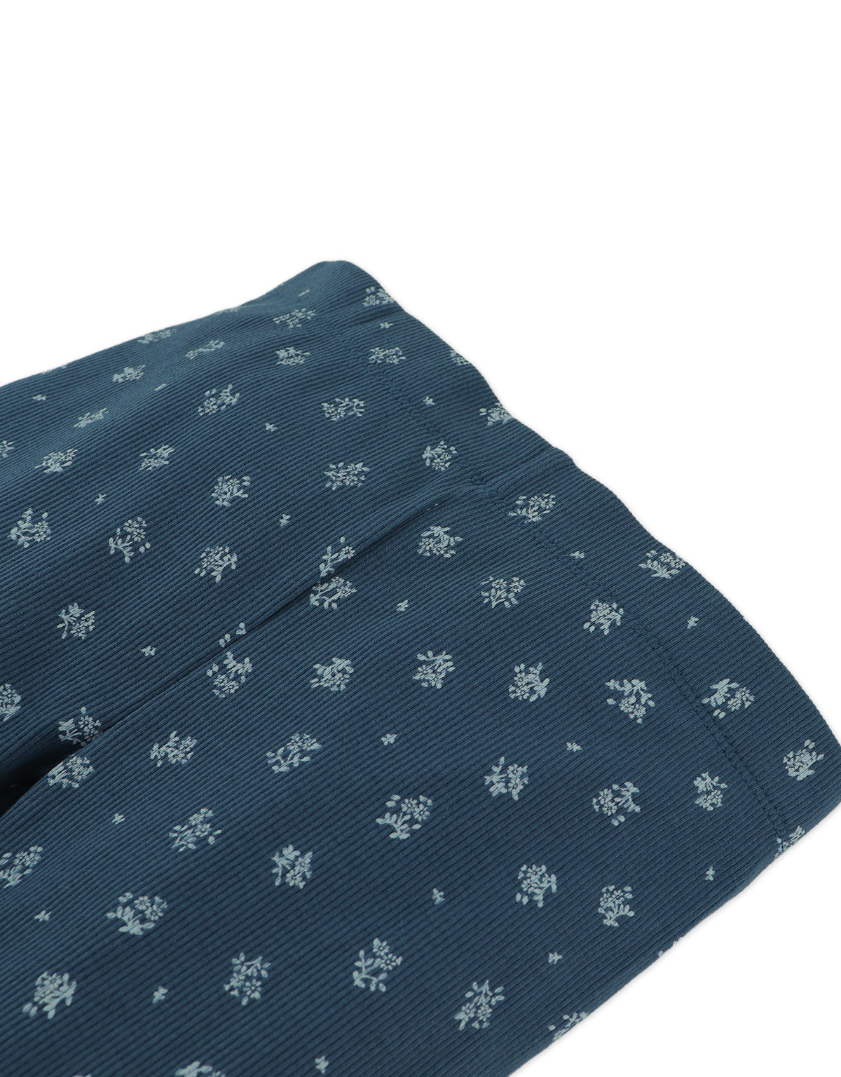 DARA ALL-OVER PRINT RIBBED LEGGINGS