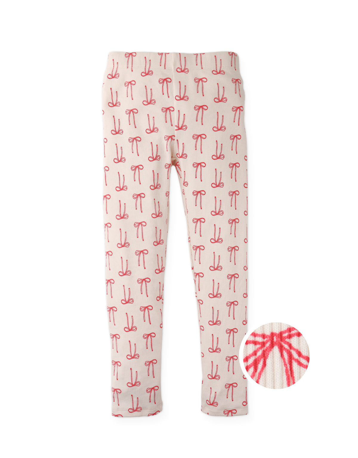 LULU LEGGINGS WITH ALL- OVER BOW PRINT