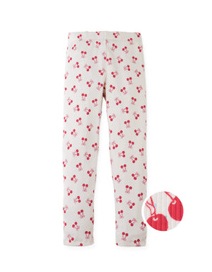 Lucia Leggings With All- Over Cherry Print product photo