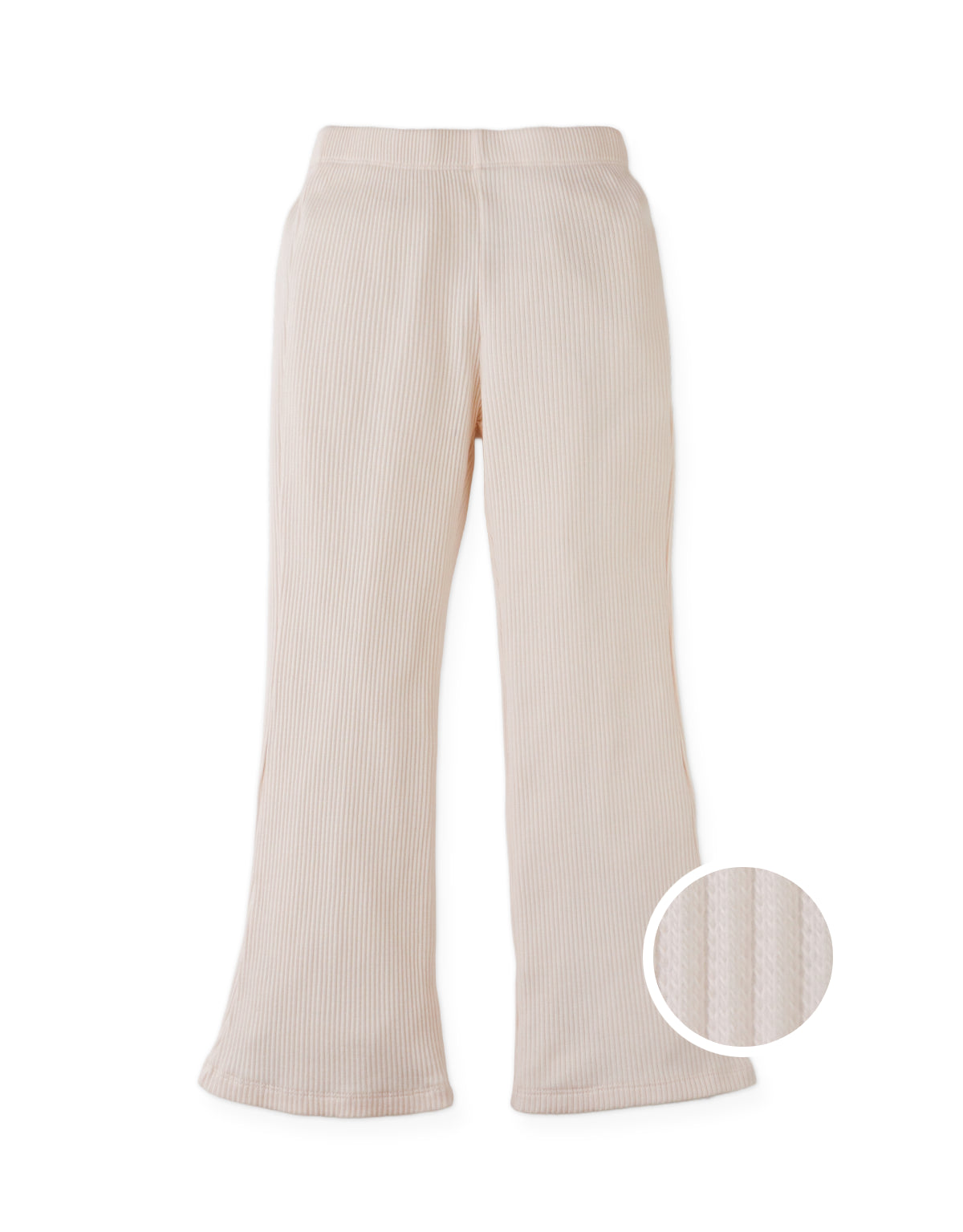 MAISIE LEGGINGS WITH BOOTCUT RIBBING