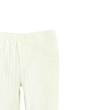 Polina Bootcut Leggings with Pockets ? Off-White close-up detail