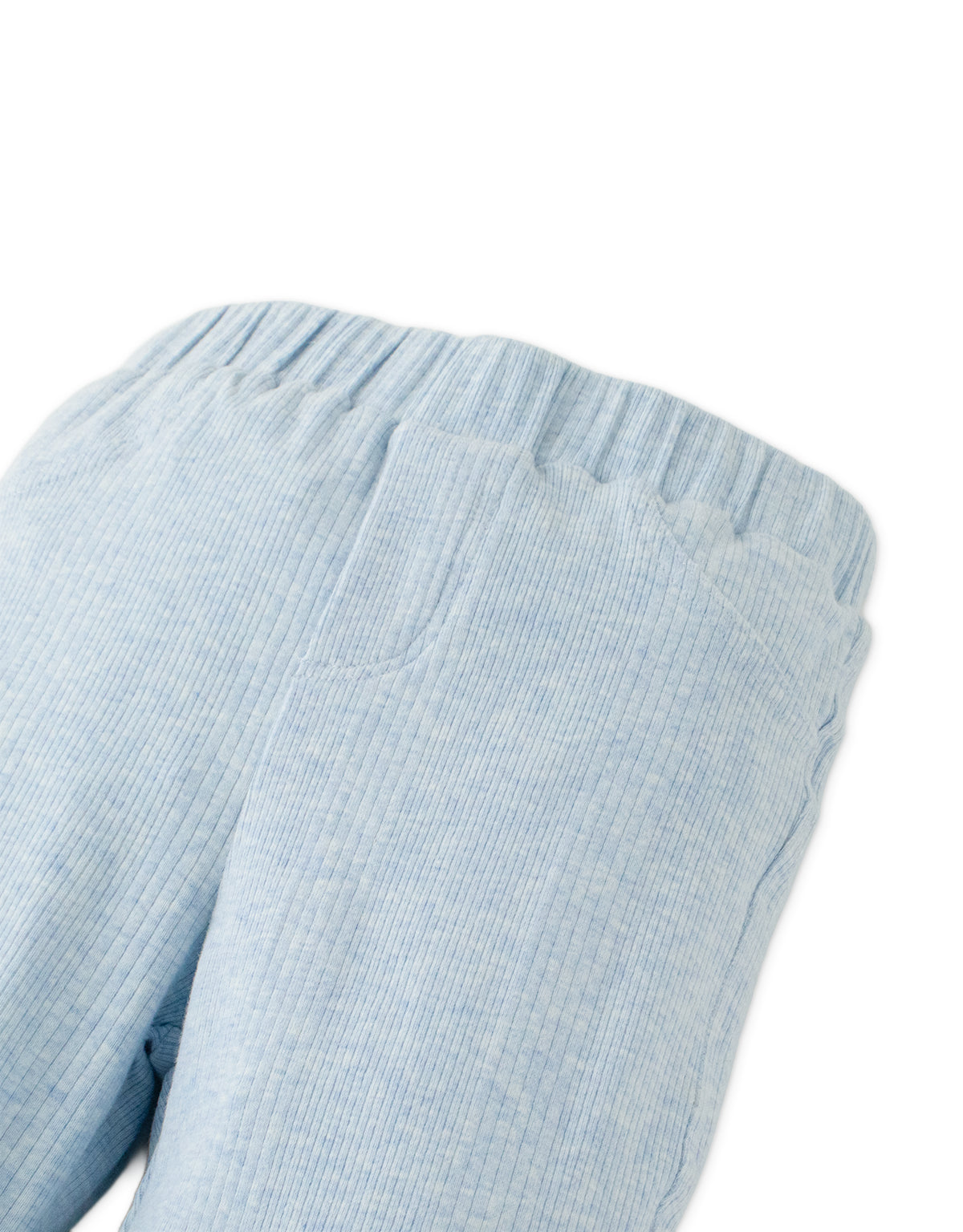 Polina Melange Bootcut Leggings with Pockets ? Blue
