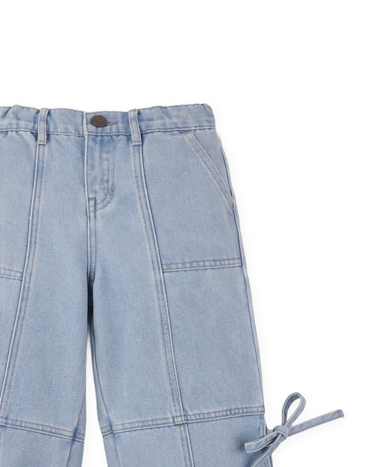 INO SIDE SLIT SOFT DENIM PANTS