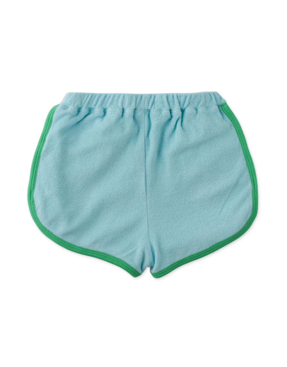 GIRLS TERRY DOPLHIN SHORTS WITH CONTRAST TRIMS