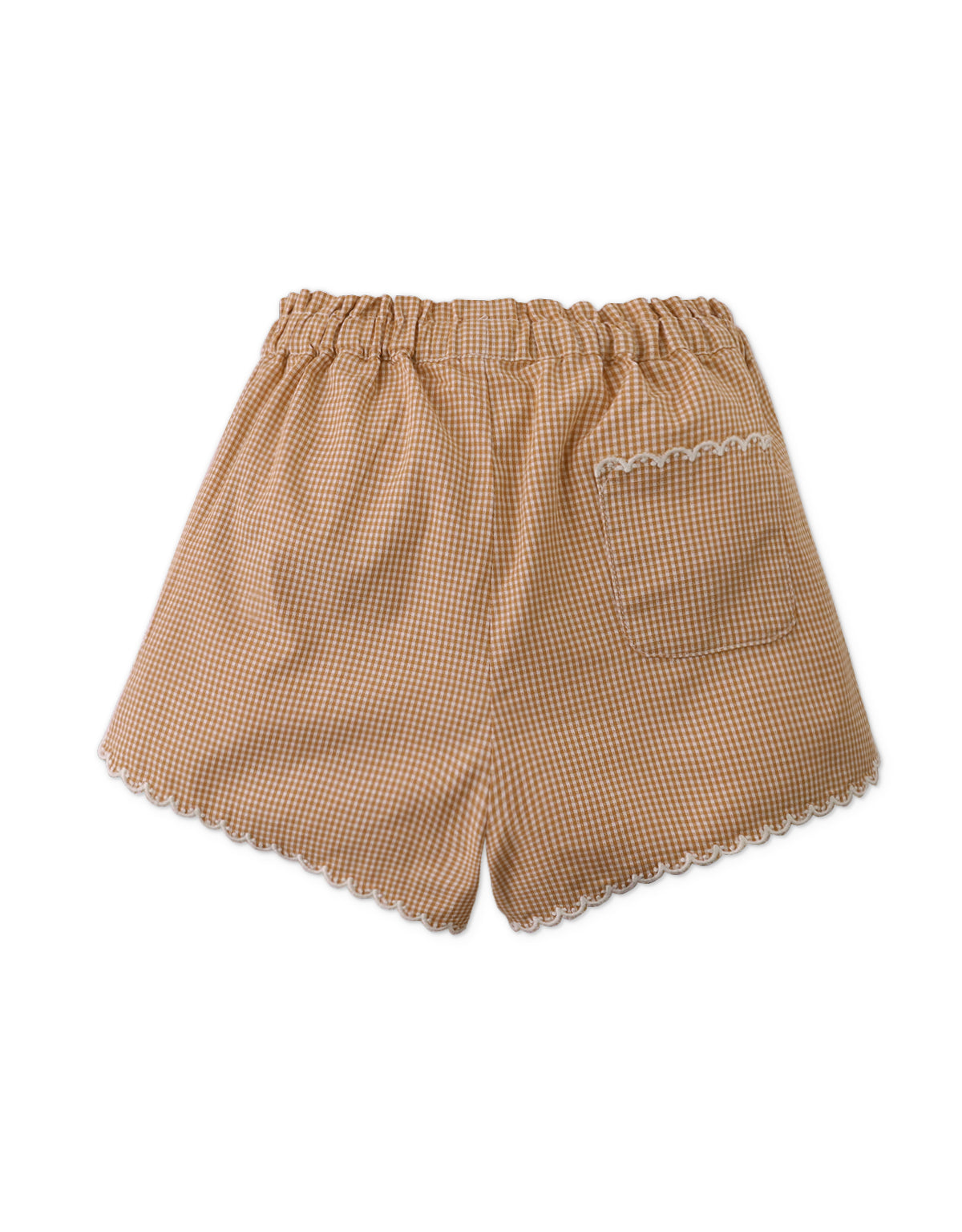 MIMI GINGHAM SHORTS WITH FRONT POCKETS