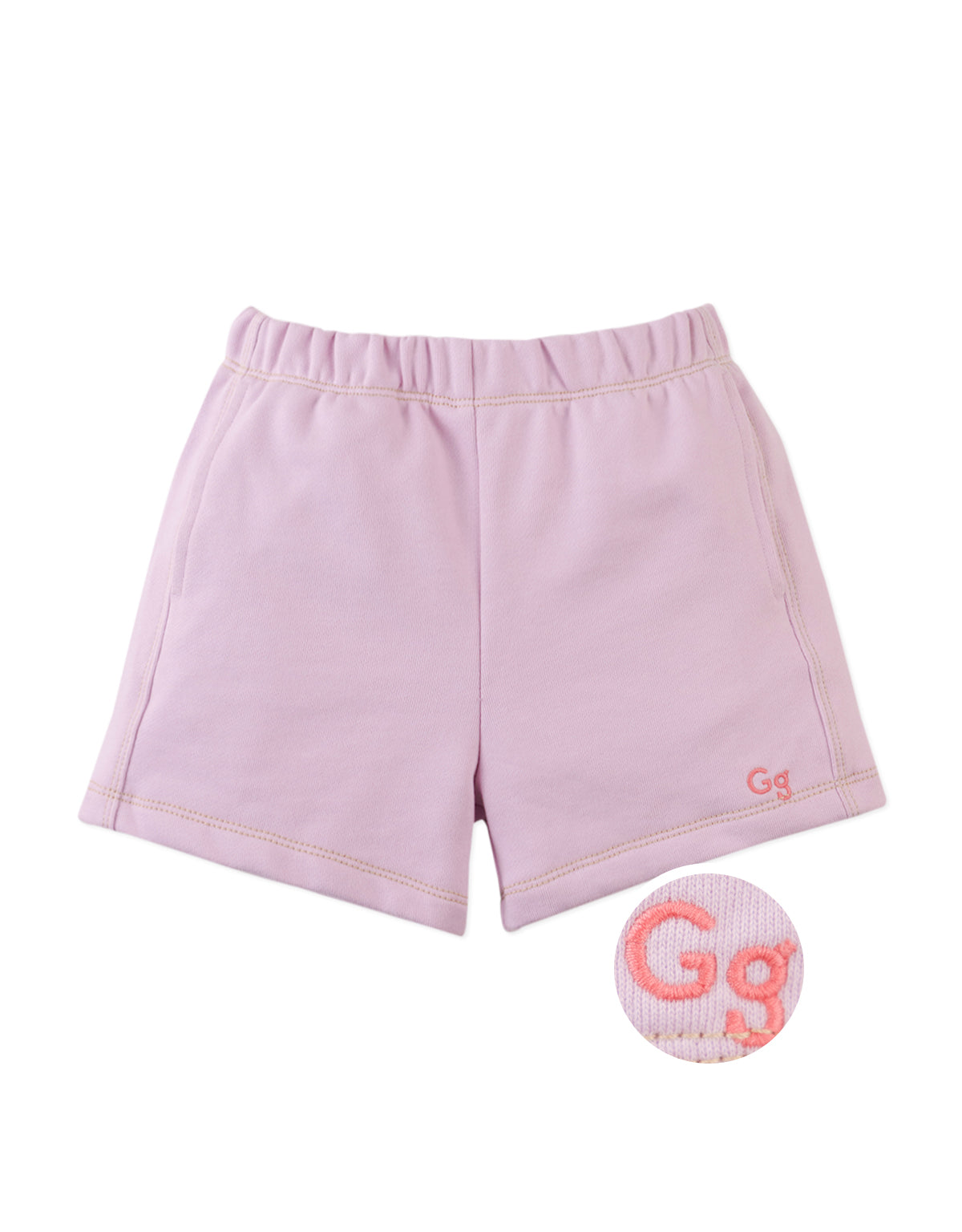 LINDA TERRY SHORTS WITH GG EMBRO BADGE