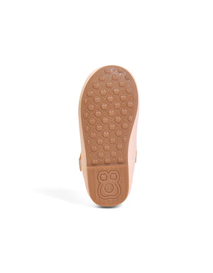 Mary Jane Shoes With T-Strap and Cut Out Details fabric and fit detail
