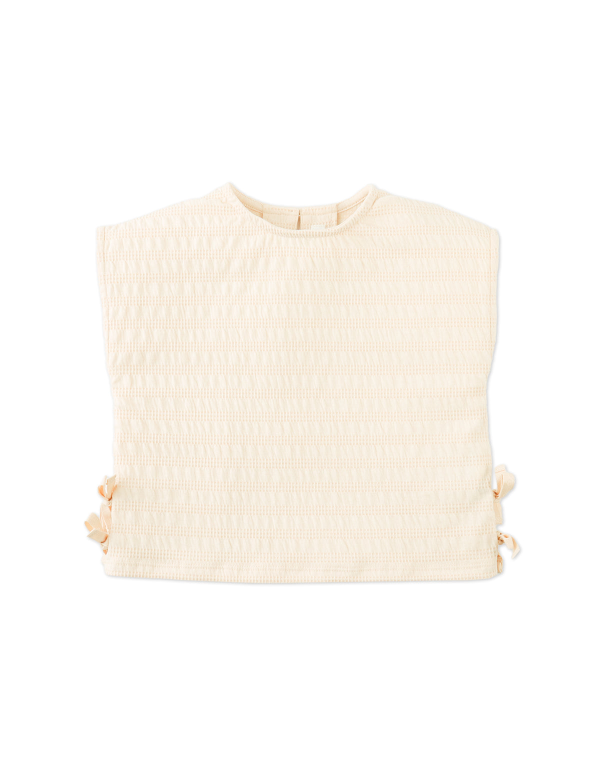 AMY SMOCKED JERSEY TOP & SHORTS SET WITH SIDE TIES