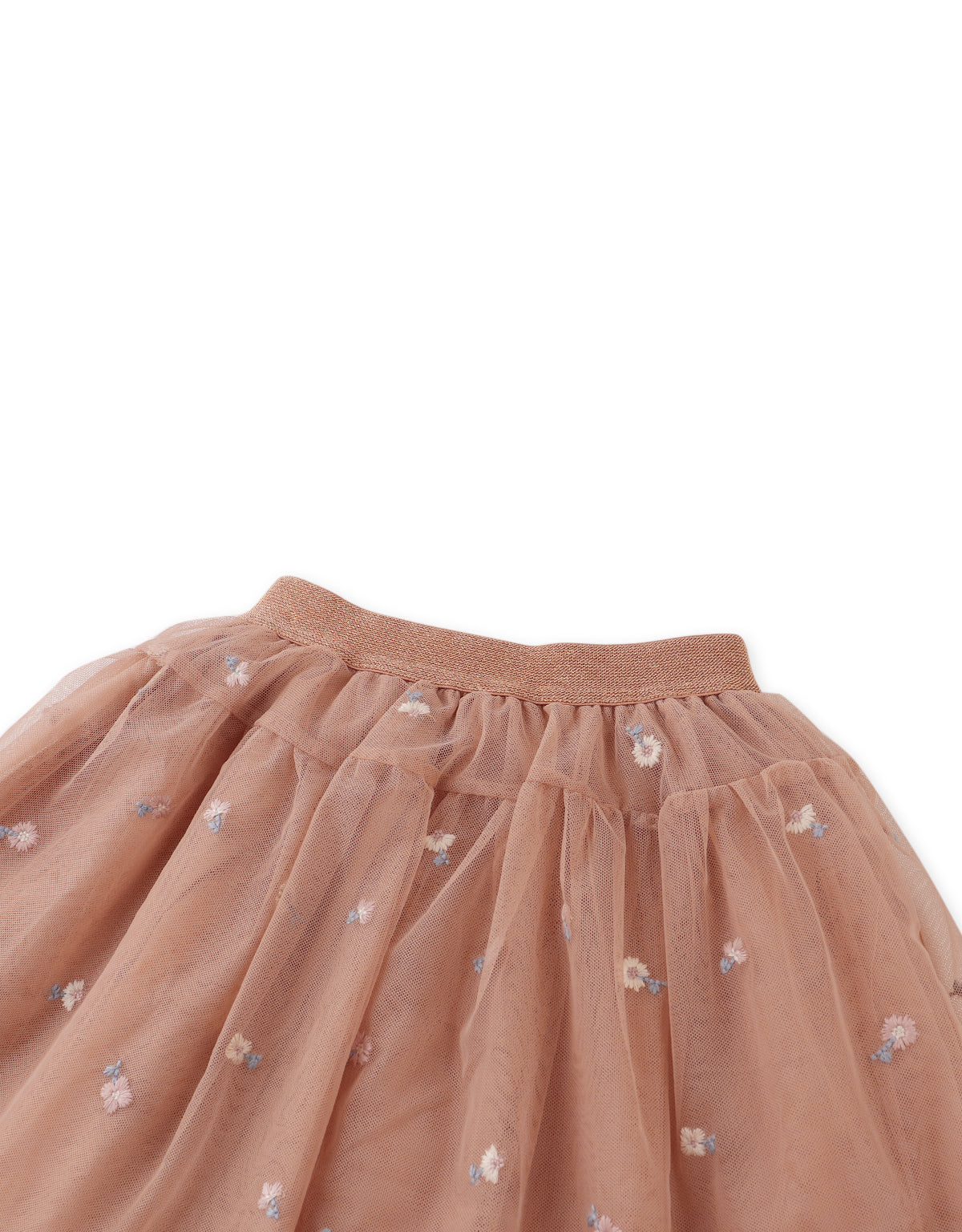 BUNNY FLORAL EMBROIDERED TULLE SKIRT