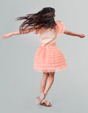 Theriza Tiered Tulle Skirt outfit styling