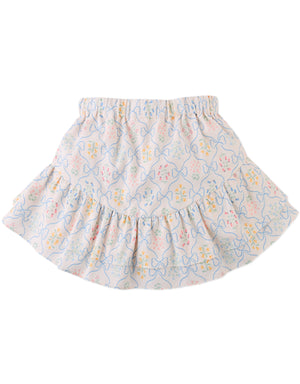 Theresa Tiered Ruffle Skorts fabric and fit detail