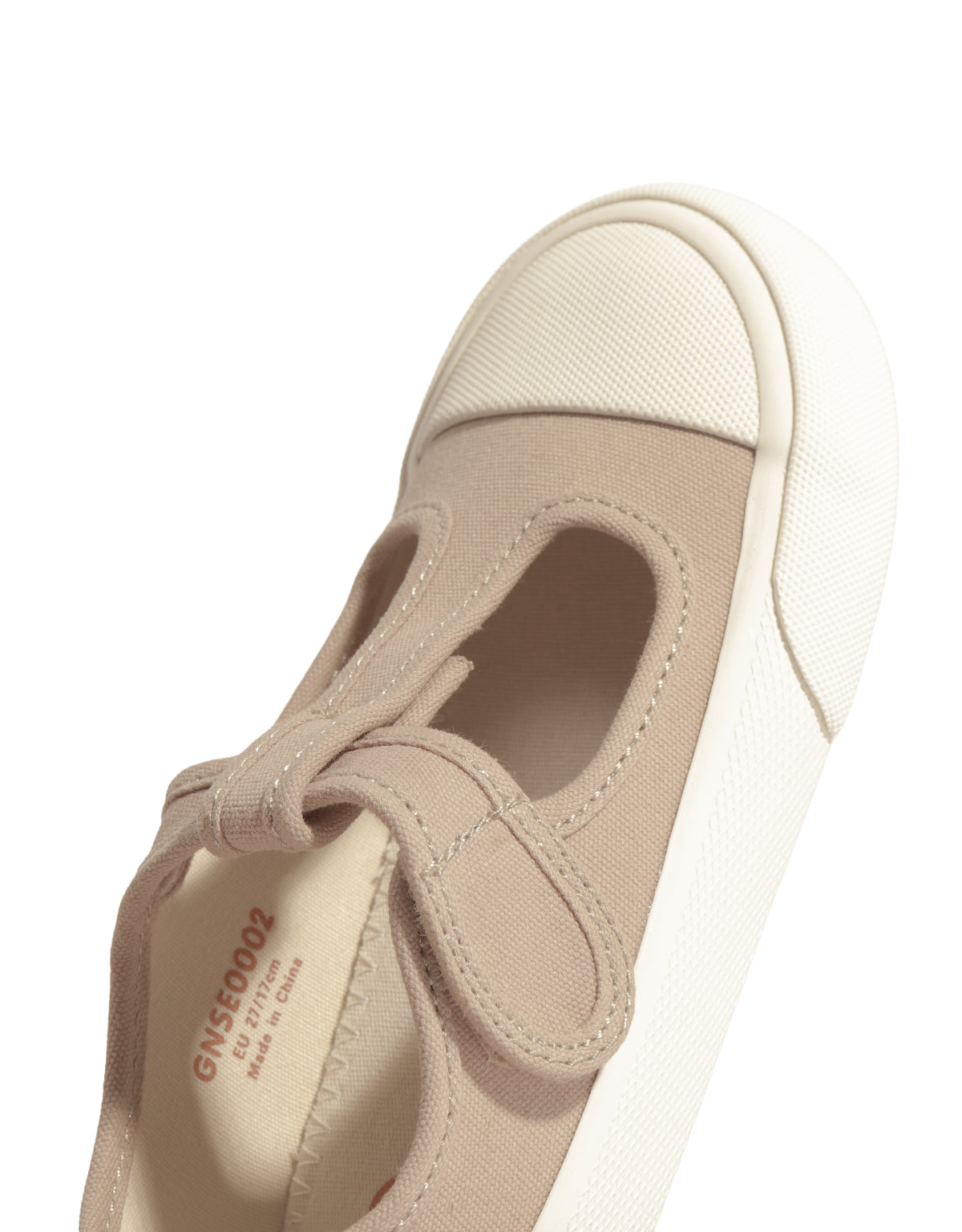 CANVAS MARY JANE WITH T-STRAP SHOES